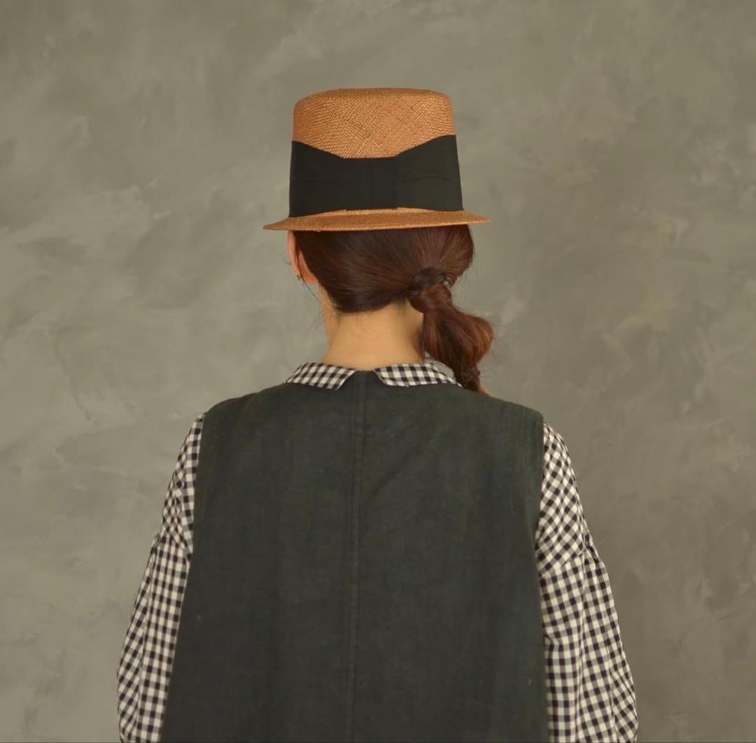 【美品】カワムラ帽子店　あざみ　Мサイズ