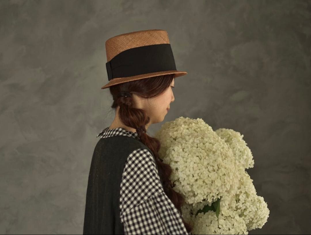 【美品】カワムラ帽子店　あざみ　Мサイズ