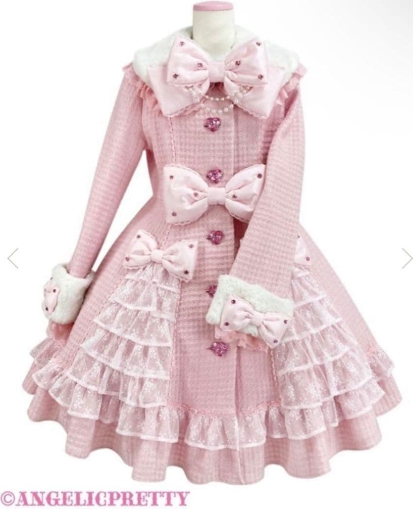 Rich Ribbonコート　ピンク　お値下可能です！