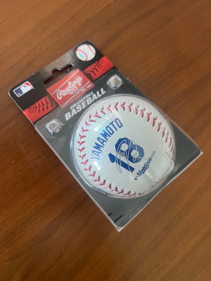 ドジャース　山本由伸選手　2025年ワールドシリーズ　MVP記念ボール