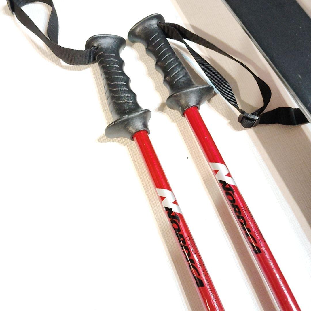 Atomic スキー板とポールセット ストック　スキー　アトミック　ノルディカ