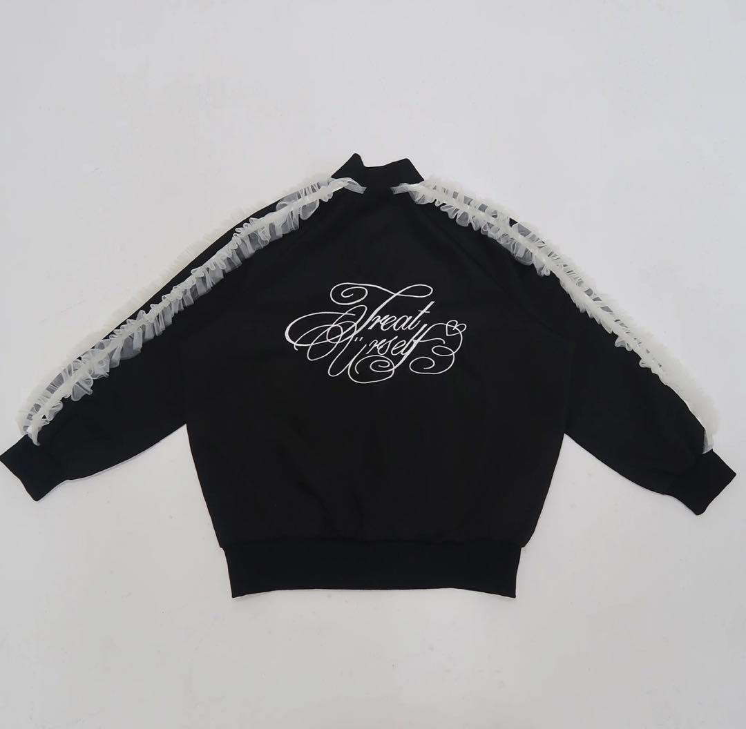 【non】Treat Girl's tulle frill jersey