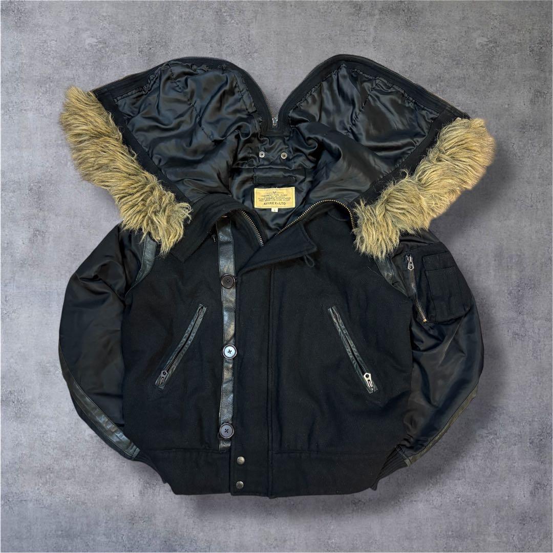 【超希少】00s y2k AVIREX N-2B flight jacket