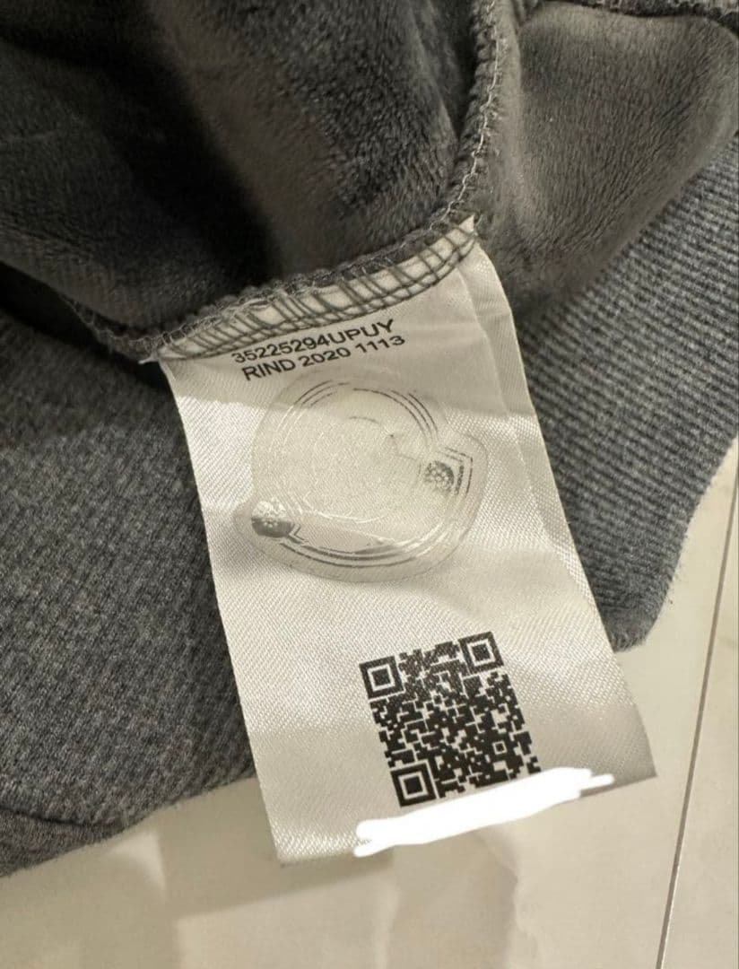 長袖 トレーナー スウェット ロゴ ベロア