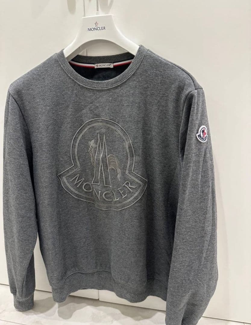 長袖 トレーナー スウェット ロゴ ベロア