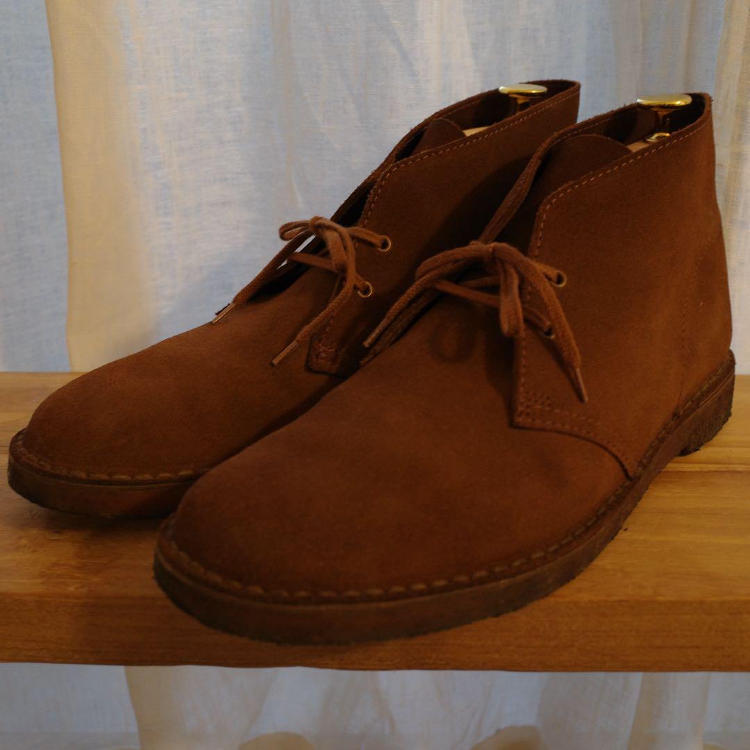 Clarks デザートブーツ スエード ブラウン 42.5 クレープソール英国製