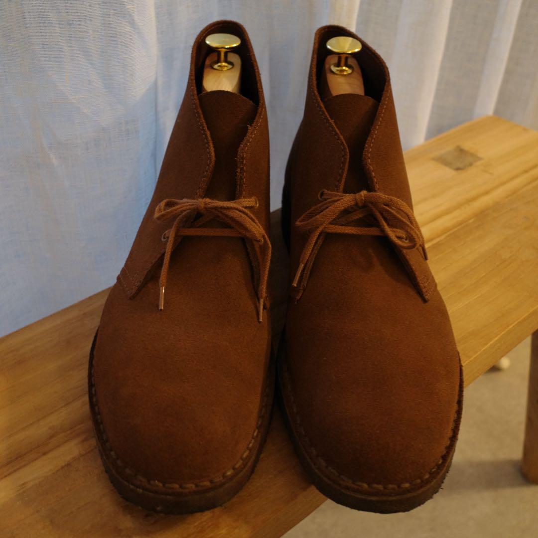 Clarks デザートブーツ スエード ブラウン 42.5 クレープソール英国製