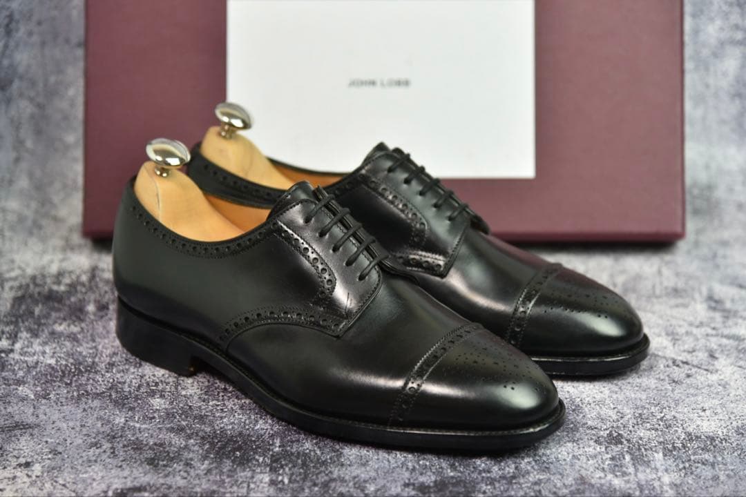 付属品完備　ジョンロブ　ネイダー　5.5EE　ブラック　8695ラスト