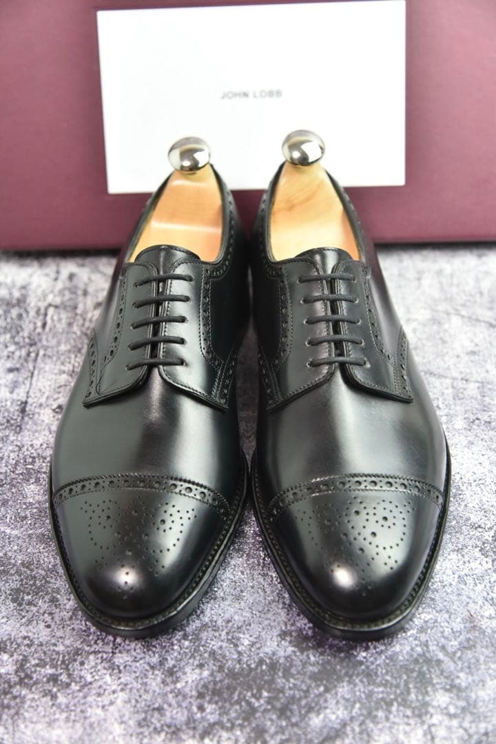 付属品完備　ジョンロブ　ネイダー　5.5EE　ブラック　8695ラスト