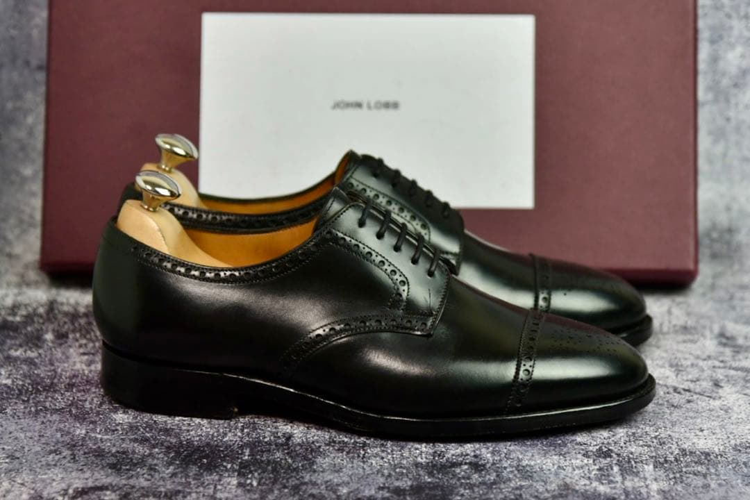 付属品完備　ジョンロブ　ネイダー　5.5EE　ブラック　8695ラスト