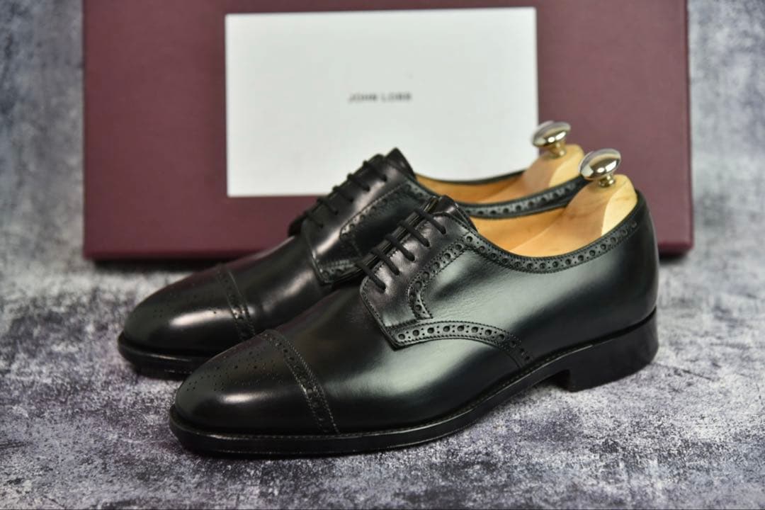 付属品完備　ジョンロブ　ネイダー　5.5EE　ブラック　8695ラスト