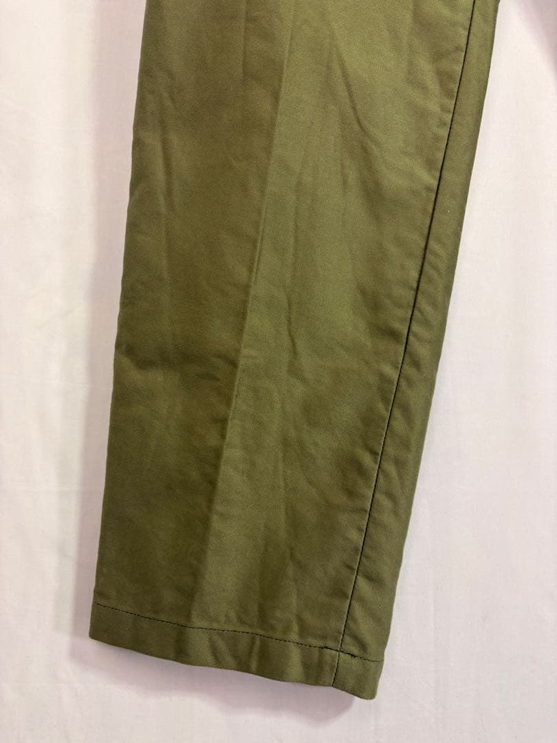 E by éclat イーバイエクラ ベイカーパンツ カーキ サイズ40 11号