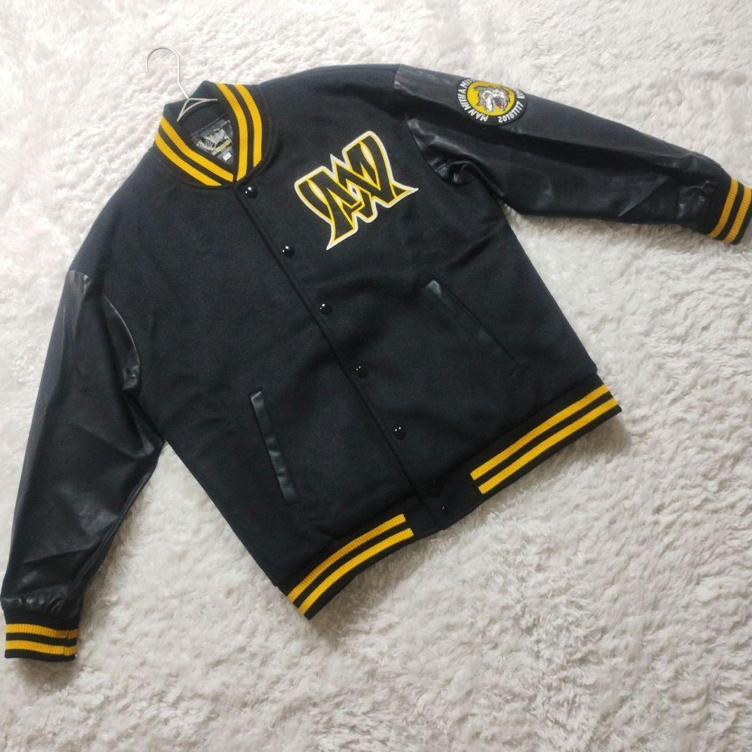 美品✨マンウィズアミッション 甲子園ライブ限定 スタジャン S キルティング 黒