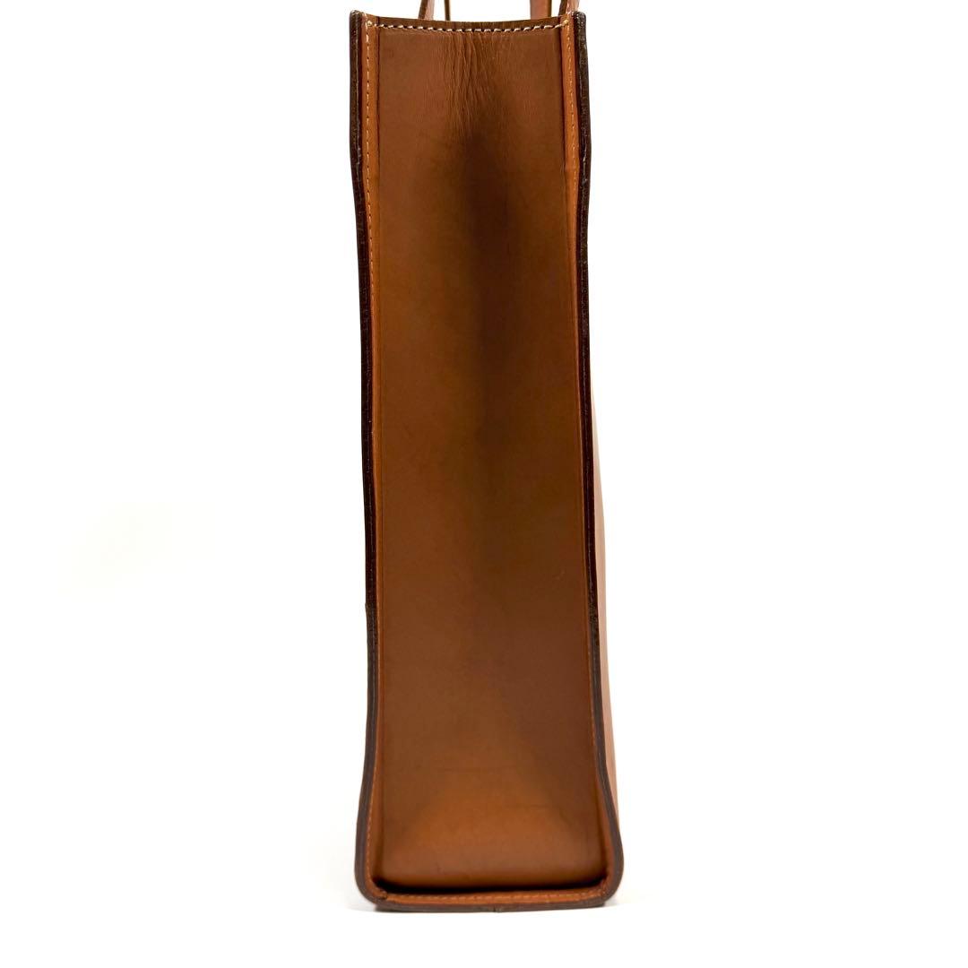 【美品】土屋鞄　トートバッグ　NATURA ナチューラ　ヌメ革　キャメル