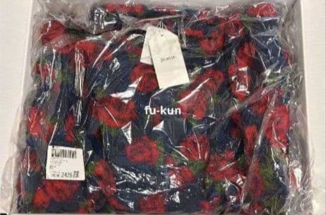 【新品・未開封】 jouetie ジュエティ パターンボアジャケット ネイビー