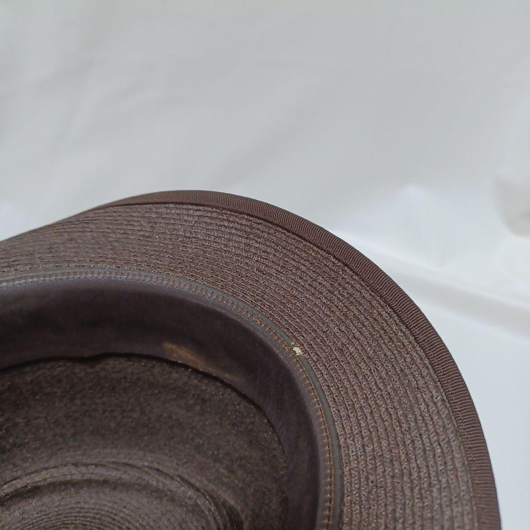 ♭︎ステットソンSTETSON 黒タグ 高級 ハット 帽子メンズ ダークブラウン