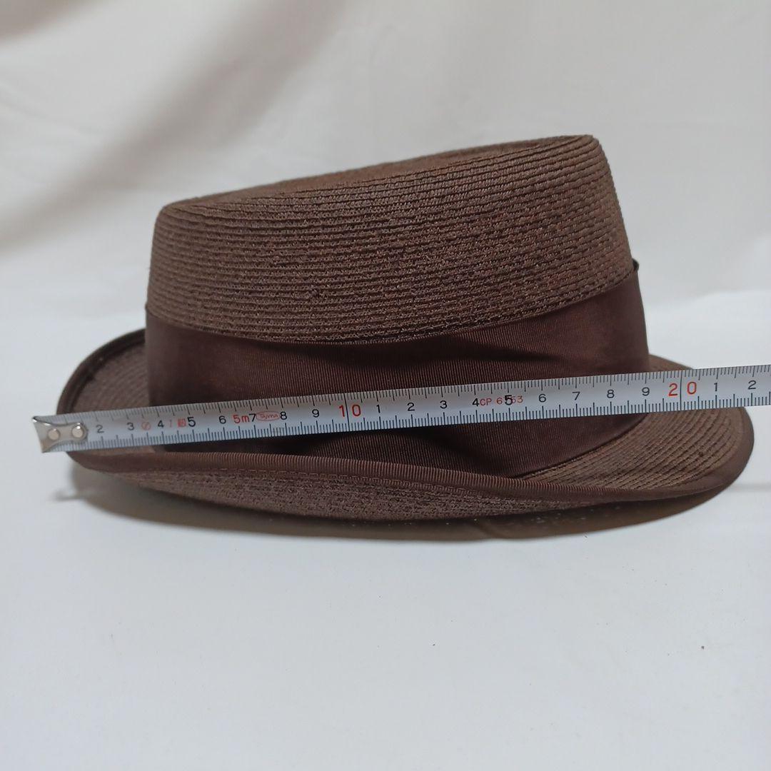 ♭︎ステットソンSTETSON 黒タグ 高級 ハット 帽子メンズ ダークブラウン