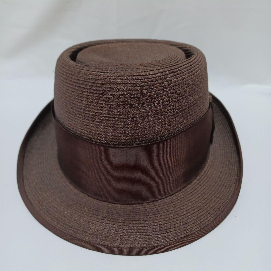 ♭︎ステットソンSTETSON 黒タグ 高級 ハット 帽子メンズ ダークブラウン