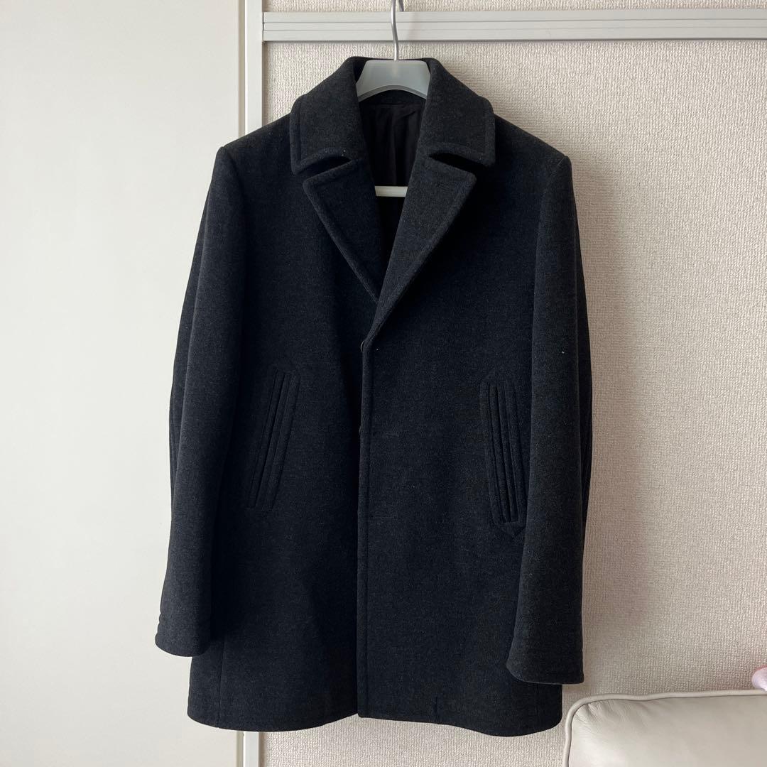 美品　ユナイテッドアローズ　ピーコート　ブラック