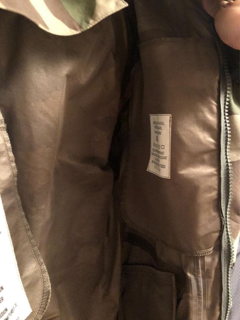 【未使用】フランス軍実物 ウッドランド カモ ゴアテックス パーカー