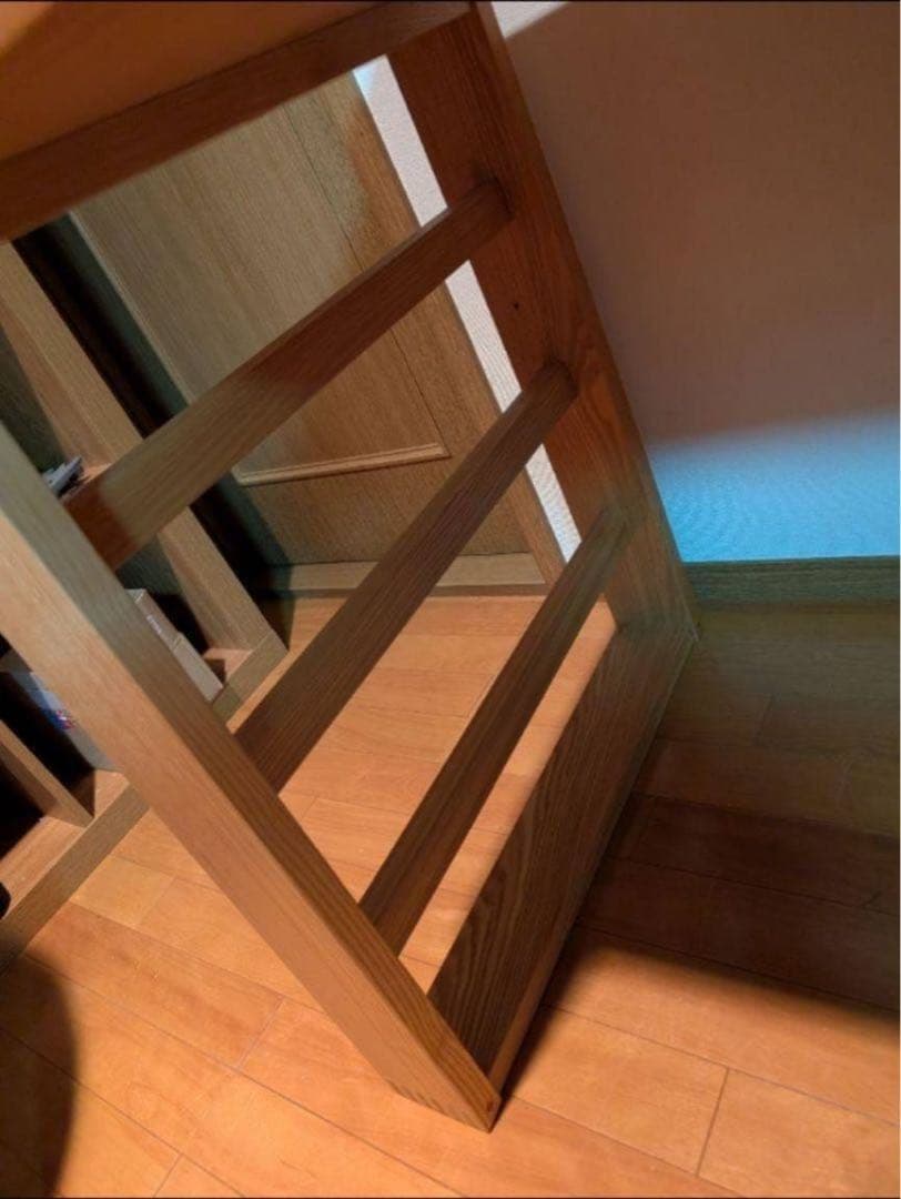 ■送料込■木下家具 北欧 リム 木製デスク 学習机 事務机 無垢材 タモ