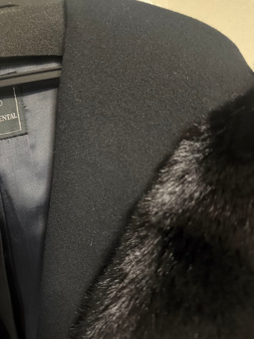 美品 リバーガウンフードコート希少サイズ38 かっこいい定番ブラック