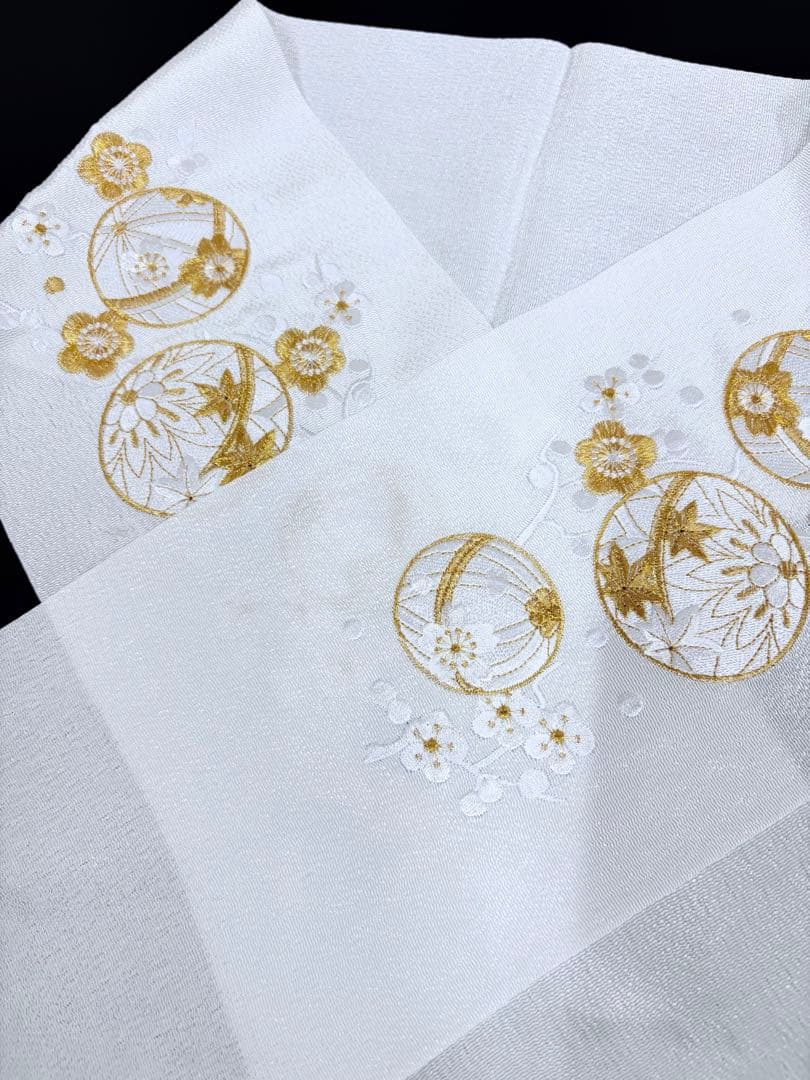 すみれページ　半襟刺繍５枚