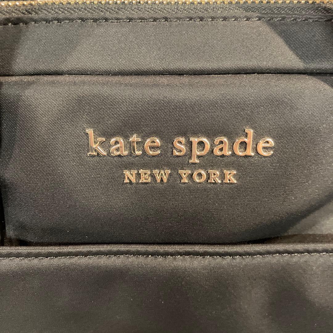 【美品】 kate spade 2way 収納多 A4 ビジネスバッグ　黒