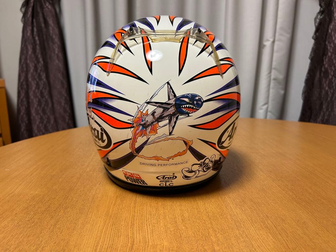 Arai フルフェイスヘルメット 芳賀　スモークシールド付き　アライ