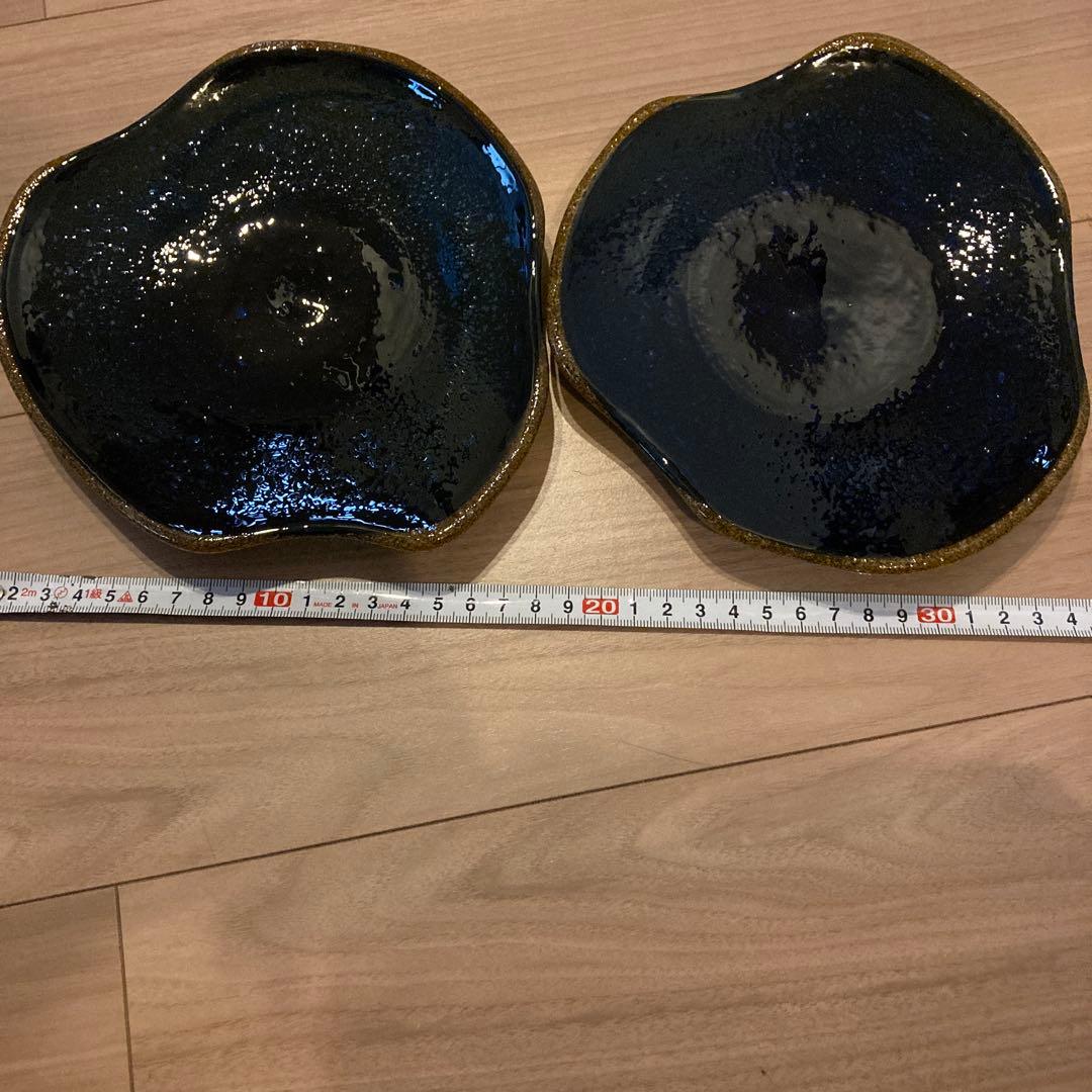 稲嶺盛吉　琉球ガラス　お皿