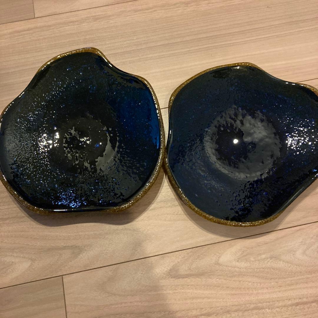 稲嶺盛吉　琉球ガラス　お皿