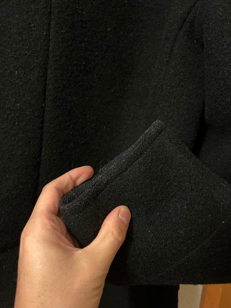 コムデギャルソンオム × Gloverall ウール ピーコート メンズ