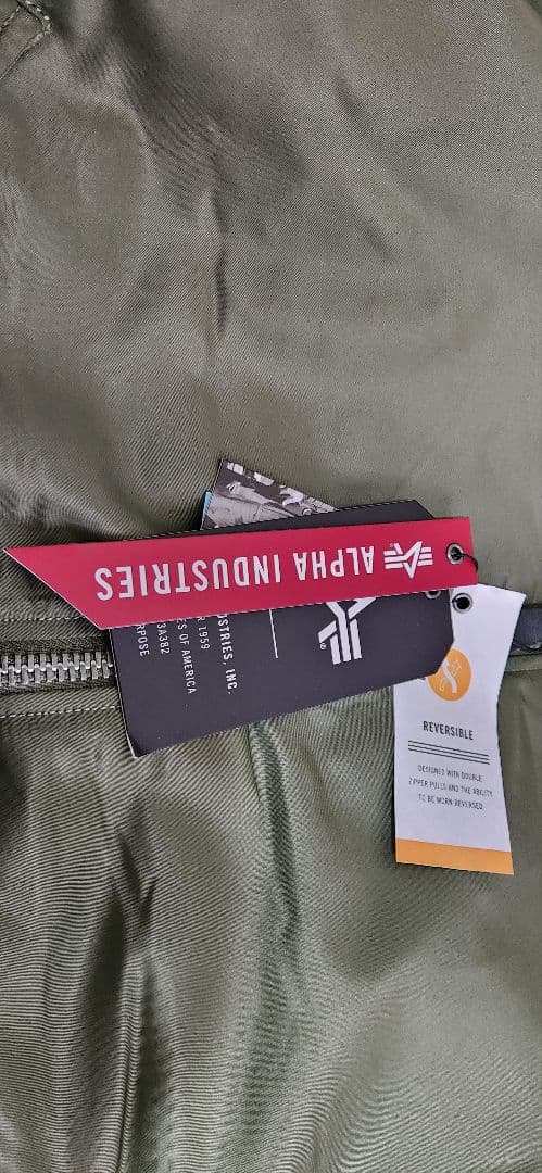 ALPHA INDUSTRIES MA-1 フライトジャケット オリーブ