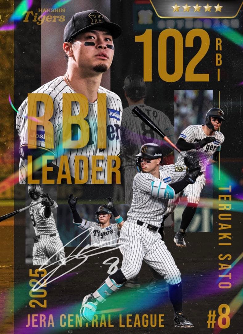 【SC】虎タウン　佐藤輝明　MVP 打点　ゴールデングラブ