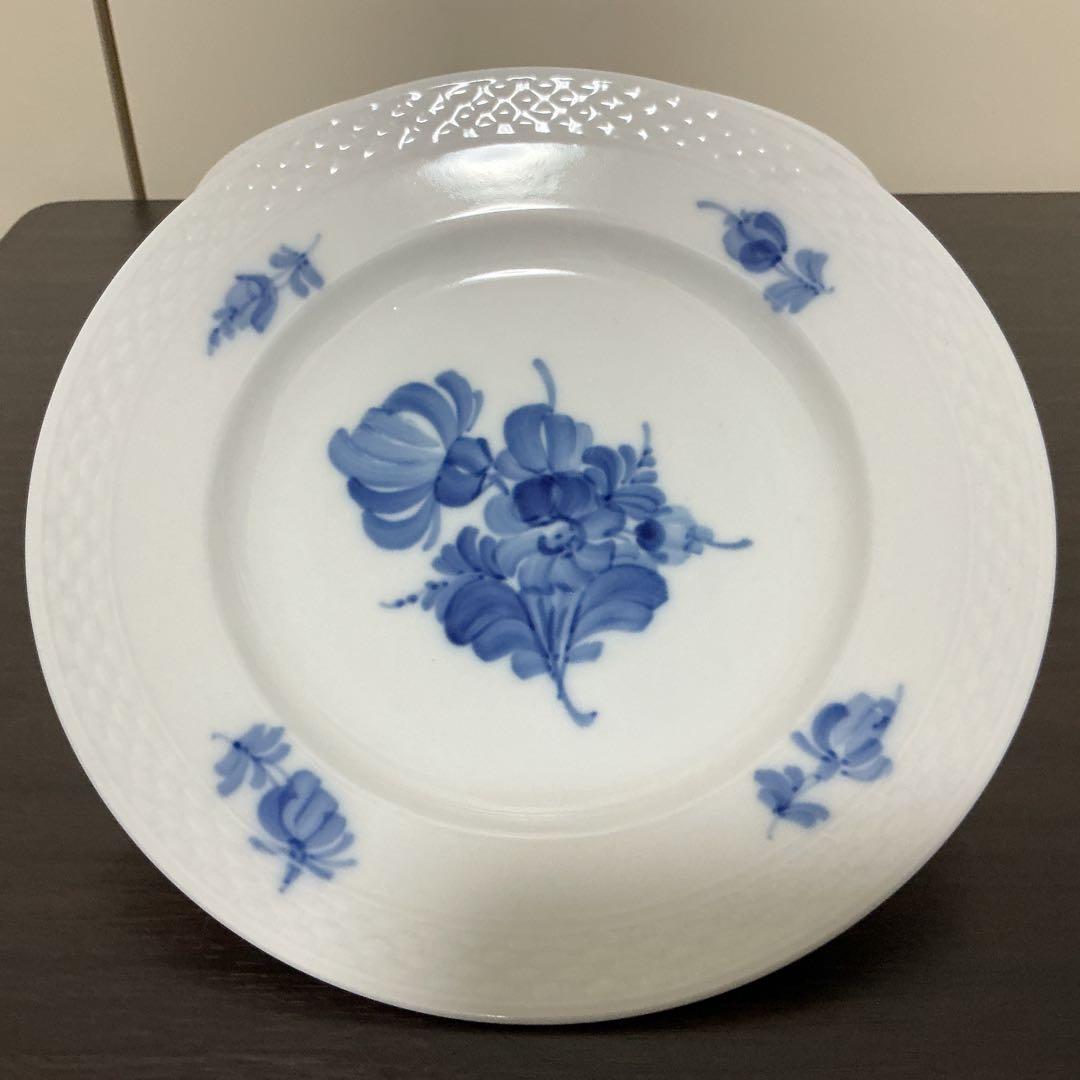 ロイヤルコペンハーゲン ブルーフラワー サラダプレート 17cm 5枚セット美品