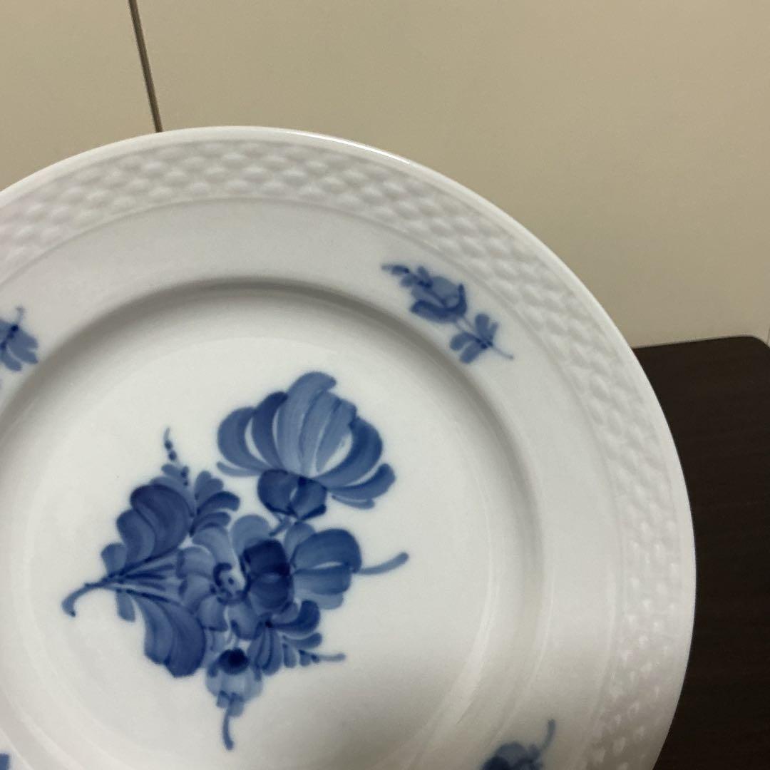 ロイヤルコペンハーゲン ブルーフラワー サラダプレート 17cm 5枚セット美品