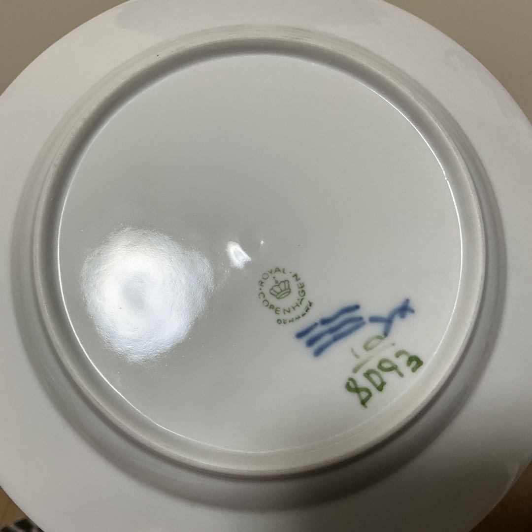 ロイヤルコペンハーゲン ブルーフラワー サラダプレート 17cm 5枚セット美品