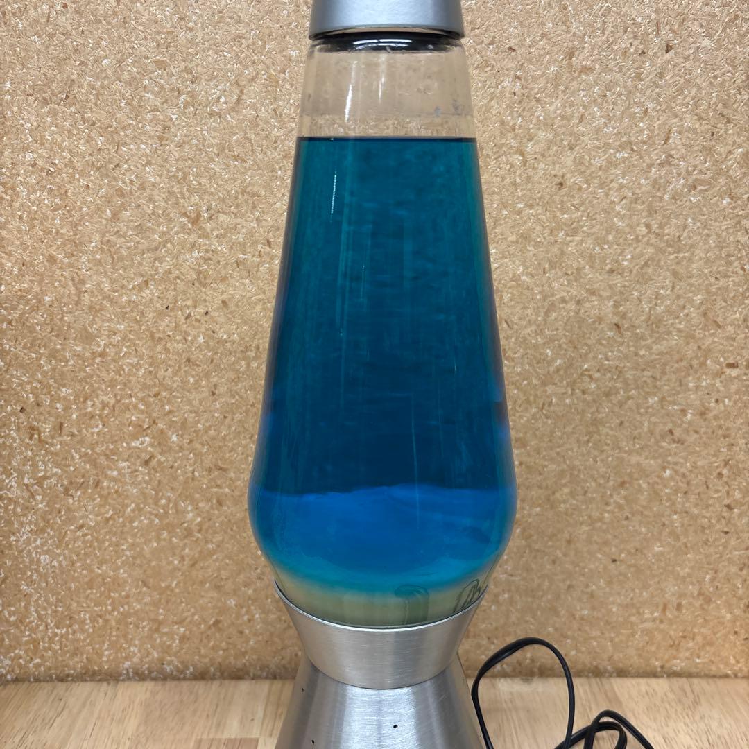 ラバライト　ラバランプ　ブルー×ホワイト