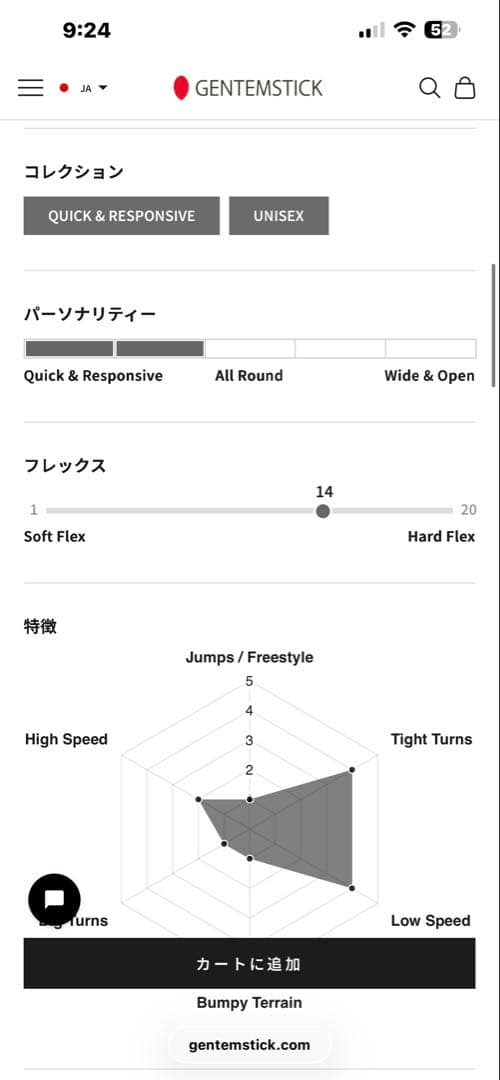 スノーボード GENTENSTICK ROCKET FISH