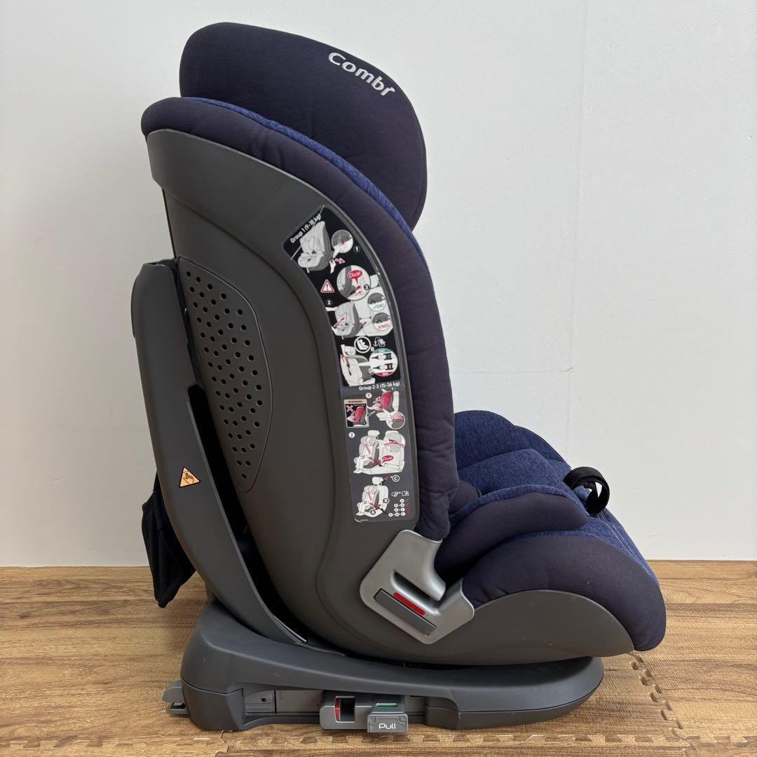 【美品】Combi セイブトレック ISOFIX エッグショック ネイビー