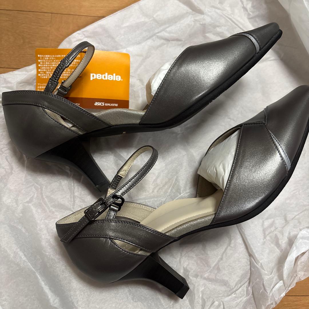 アシックスpedala WP951R ガンメタル色 23.5 EE
