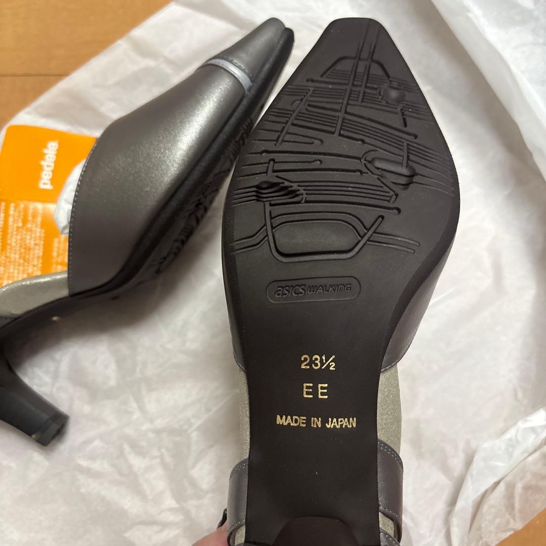 アシックスpedala WP951R ガンメタル色 23.5 EE