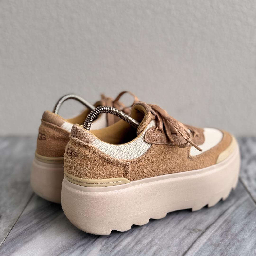 UGG アグ マリン メガ レース スニーカープラットフォームス厚底 24