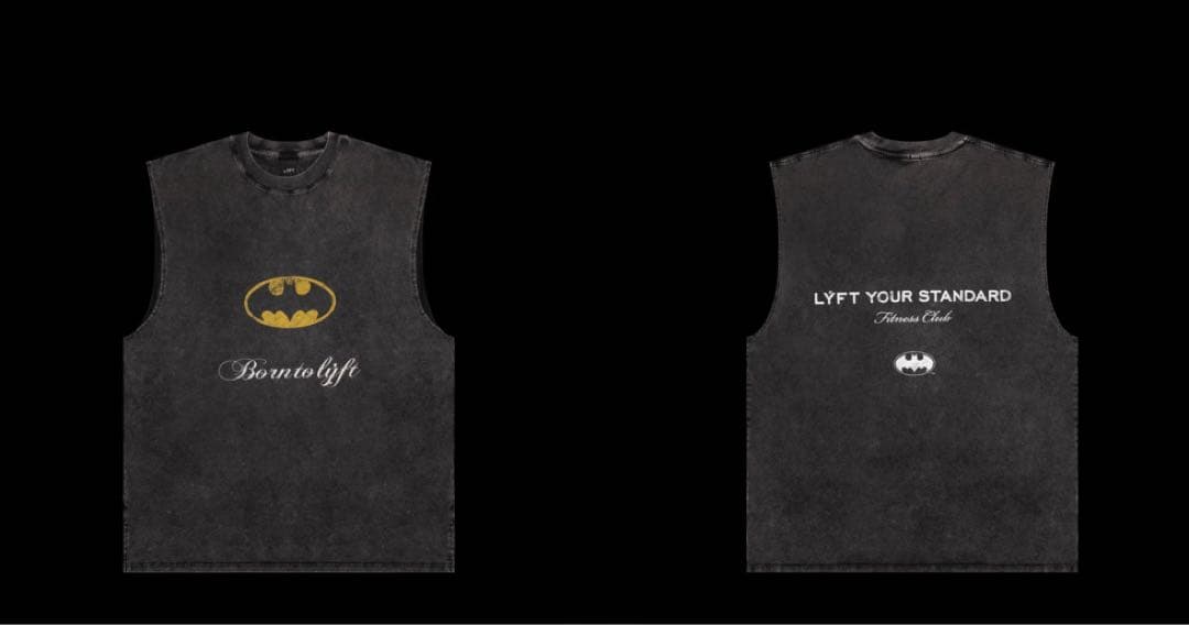 リフト　LYFT バットマン　BATMAN タンクトップ　トレーニングウェア