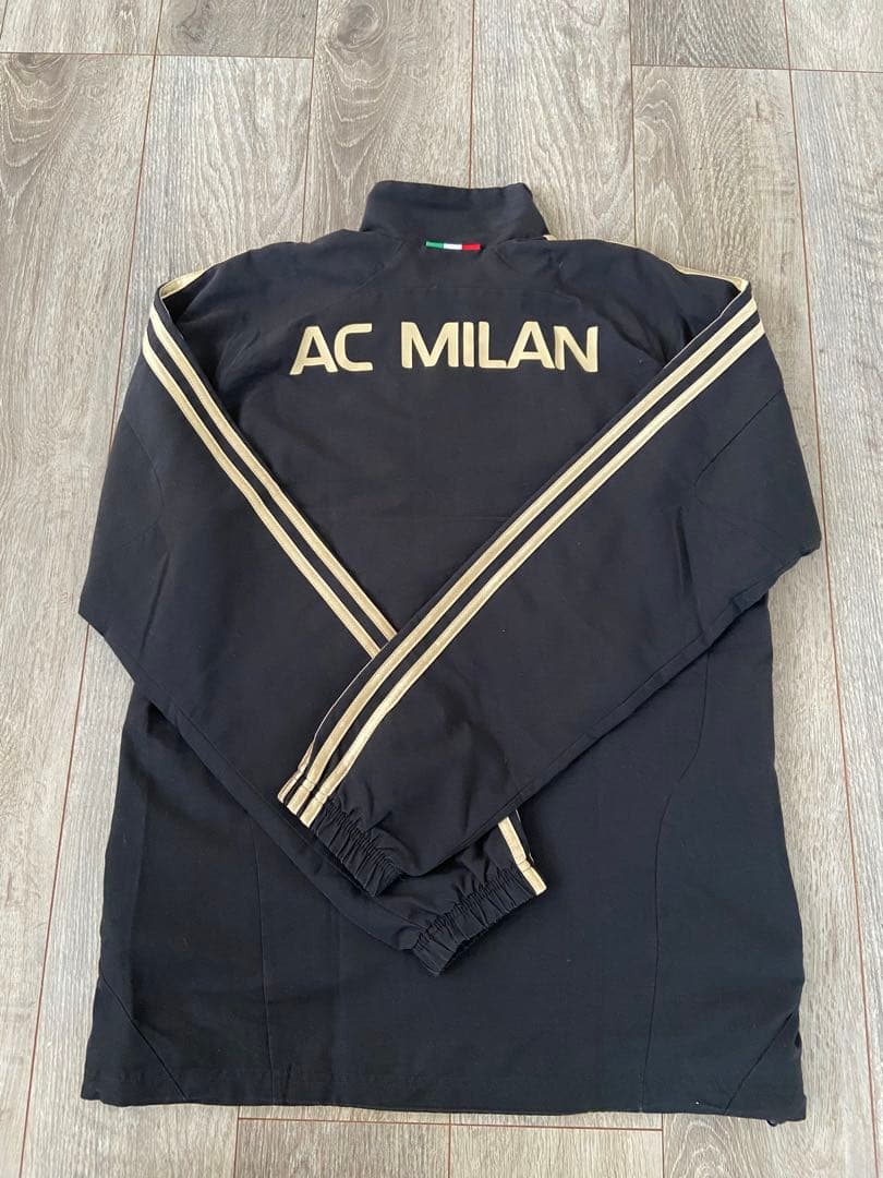 ACミラン adidas ジャージ Sサイズ 黒