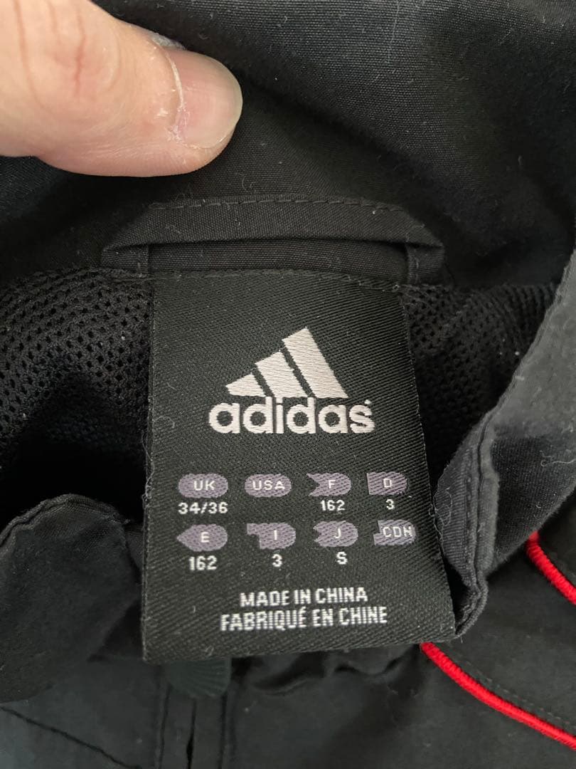 ACミラン adidas ジャージ Sサイズ 黒