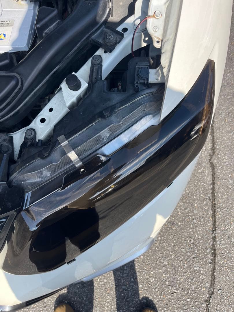 エクストレイル t32ヘッドライトカバー スモーク