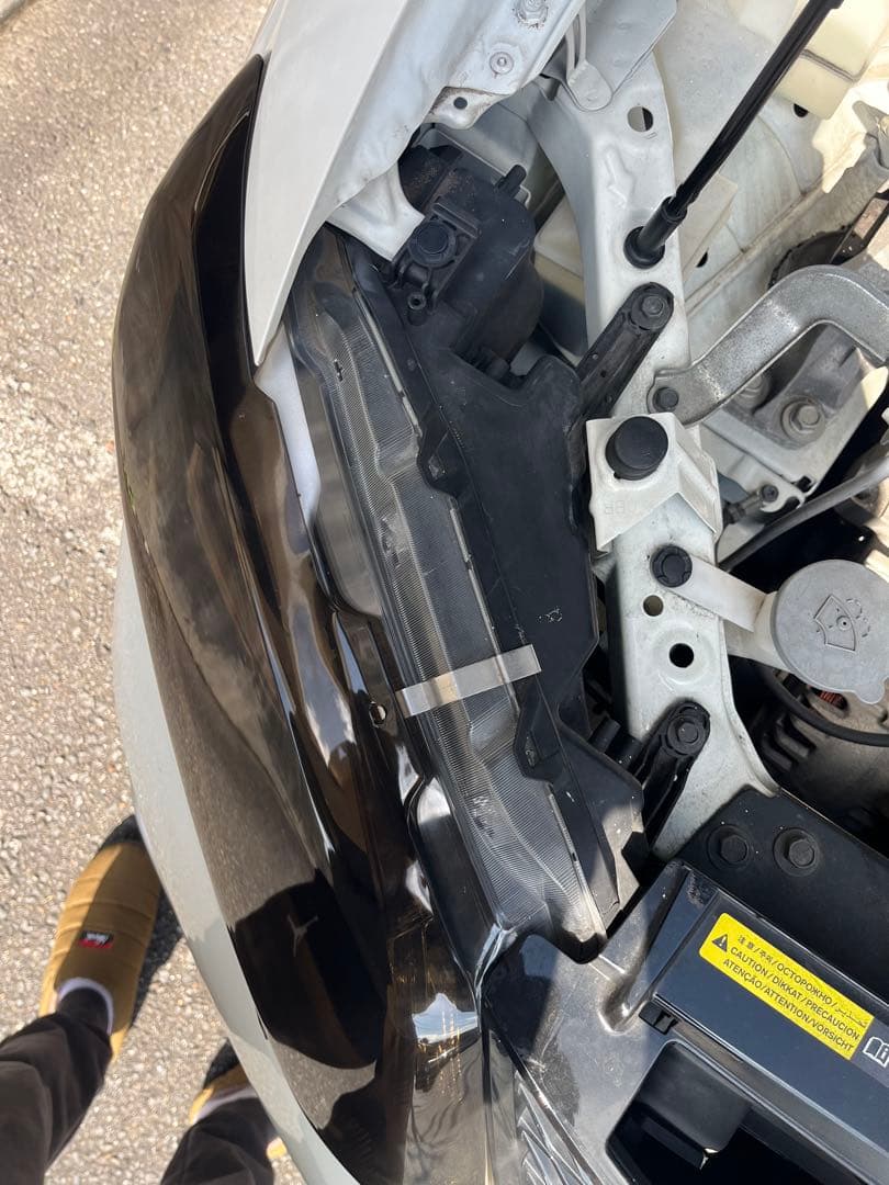 エクストレイル t32ヘッドライトカバー スモーク