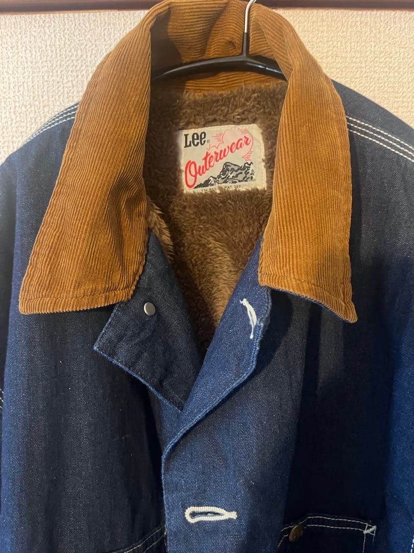 Lee デニムジャケット XL カバーオール コーデュロイ襟