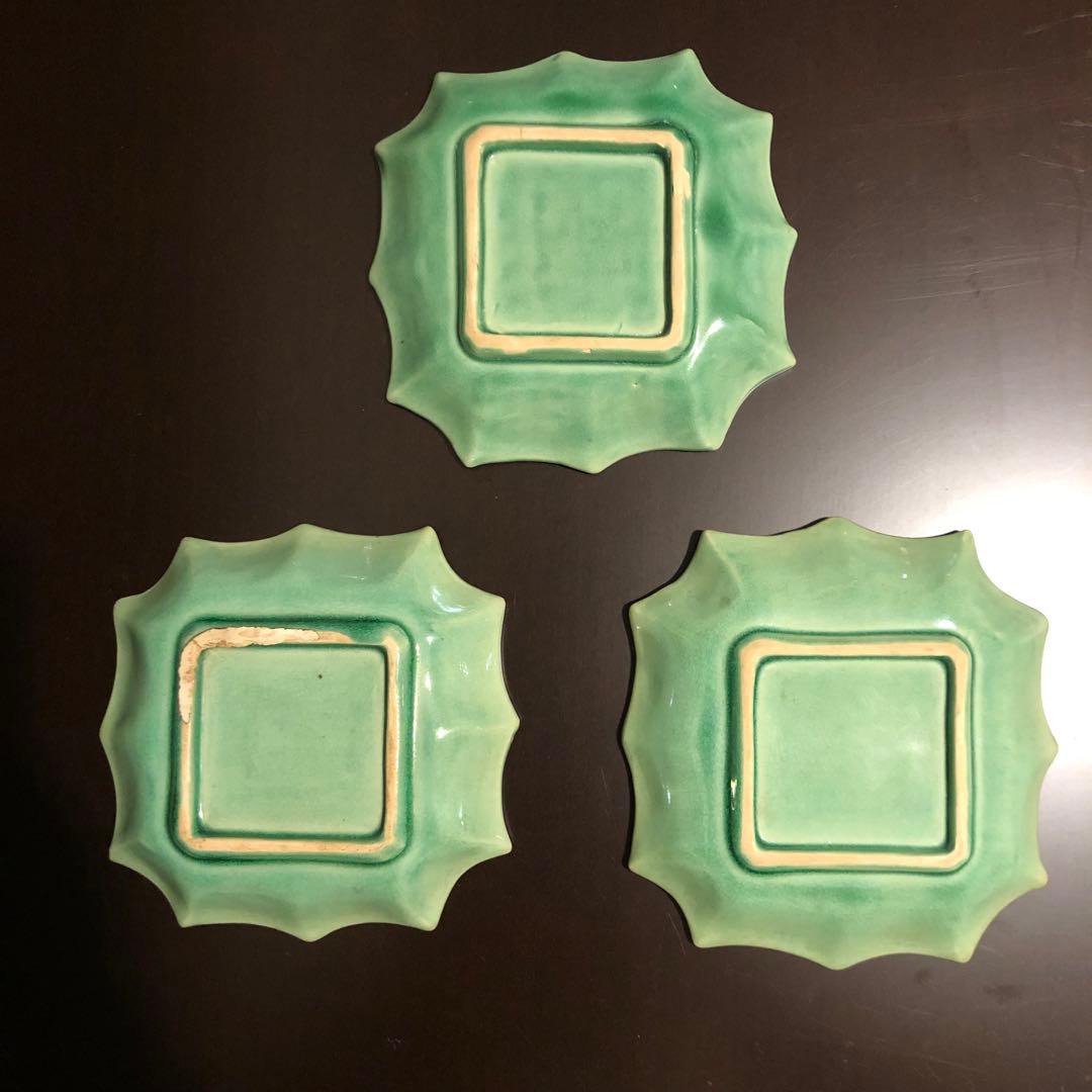 淡路珉平焼　小皿3枚セット